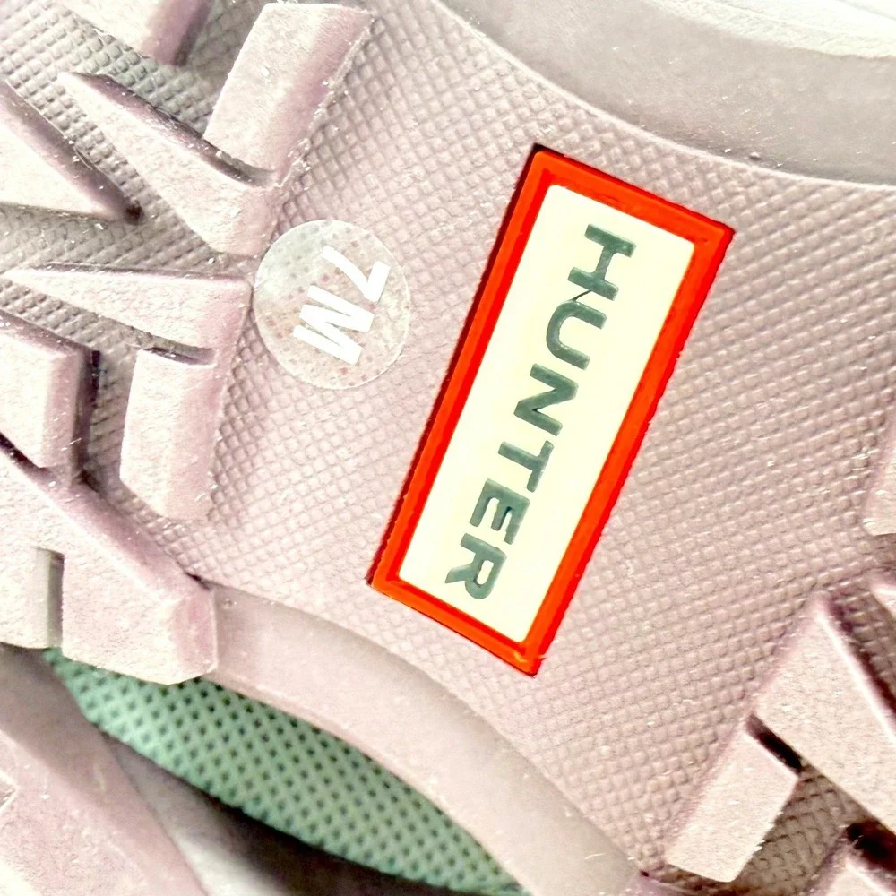 Hunter Travel Explorer Nicia Sneakers Womens 7 Mauve Purple Hiking Trail Shoe